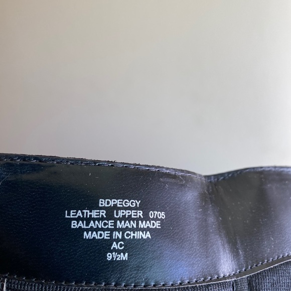 black leather boots size 9.5 - Picture 5 of 5